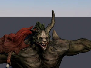 fantasy characters pack low-poly 3D Model