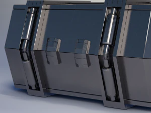 crate scifi - pbr asset low-poly low-poly 3D Model