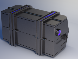 crate scifi - pbr asset low-poly low-poly 3D Модель
