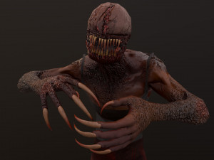headshell monster 3D 模型