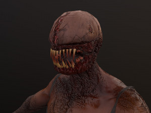headshell monster 3D 模型