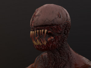 headshell monster 3D 模型