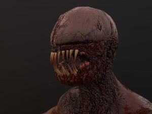 headshell monster 3D Model