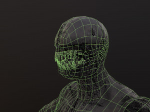 headshell monster 3D 模型