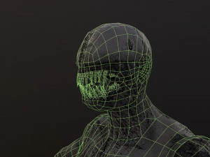 headshell monster 3D Model