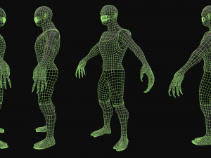 headshell monster 3D 模型