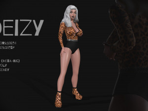 deizy lady 3D 모델