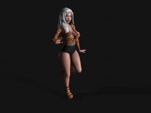 deizy lady 3D Model