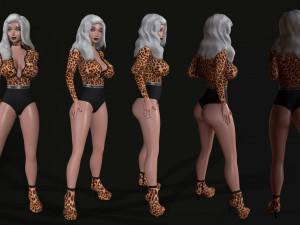 deizy lady 3D Model