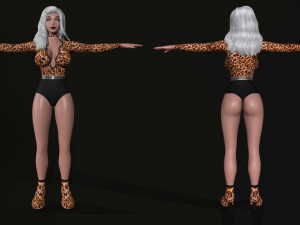 deizy lady 3D Model