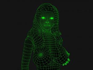 deizy lady 3D Model
