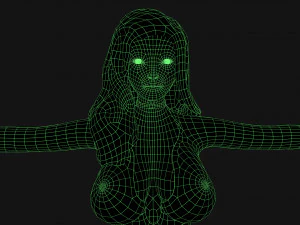deizy lady 3D Model