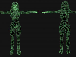 deizy lady 3D Model