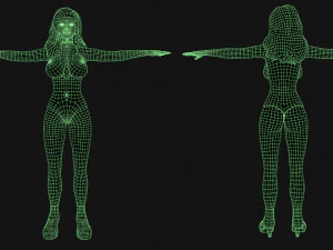 deizy lady 3D Model