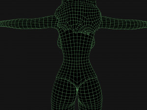 deizy lady 3D Model
