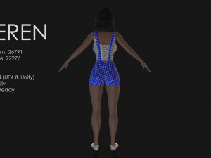 keren style iii girl 3D Model
