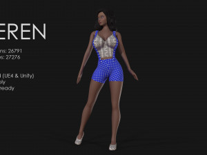 keren style iii girl 3D Model