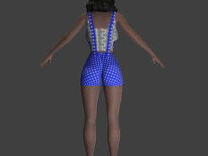 keren style iii girl 3D Model
