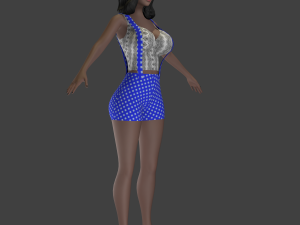 keren style iii girl 3D Model