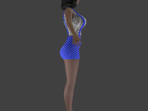 keren style iii girl 3D Model