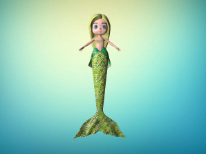 sweet mermaid Modello 3D