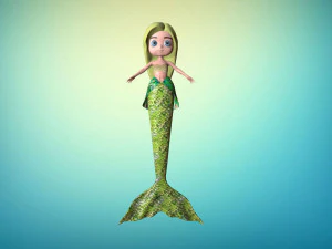 sweet mermaid 3D Model