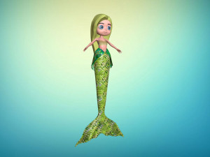sweet mermaid Modello 3D