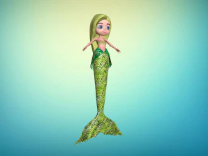 sweet mermaid 3D Model