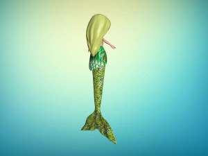 sweet mermaid Modello 3D
