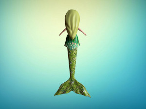 sweet mermaid Modello 3D