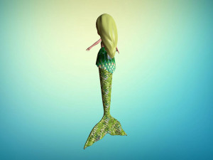 sweet mermaid Modello 3D