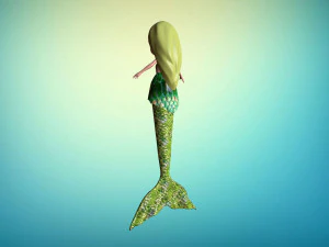sweet mermaid 3D Model