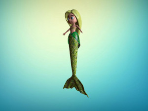 sweet mermaid Modello 3D