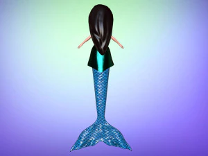 sweet mermaid ii 3D Model