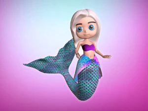 달콤한 인어 iii 3D 모델