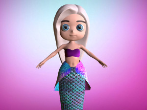 sweet mermaid iii 3D 모델