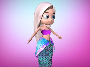 sweet mermaid iii 3D 모델