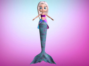 sweet mermaid iii 3D 모델
