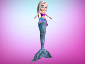sweet mermaid iii 3D 모델