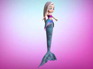 sweet mermaid iii 3D 모델