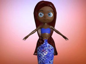 sweet mermaid iv 3D Model