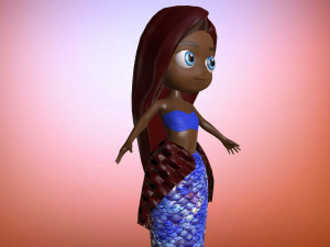 sweet mermaid iv Modelo 3D