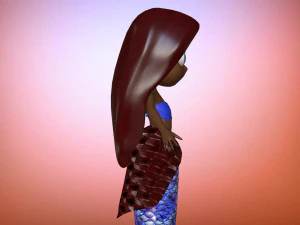 sweet mermaid iv 3D Model