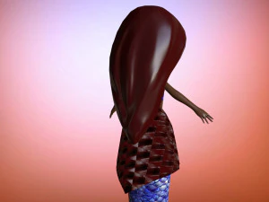 sweet mermaid iv 3D Model