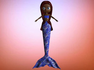 sweet mermaid iv 3D Model