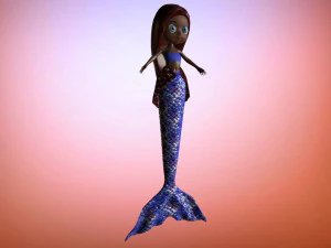 sweet mermaid iv 3D Model
