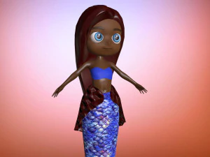 sweet mermaid iv 3D Model