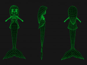 sweet mermaid iv 3D Model