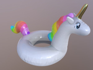 pool float unicorn 3D Model