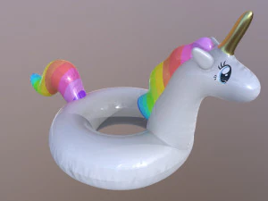pool float unicorn 3D Model